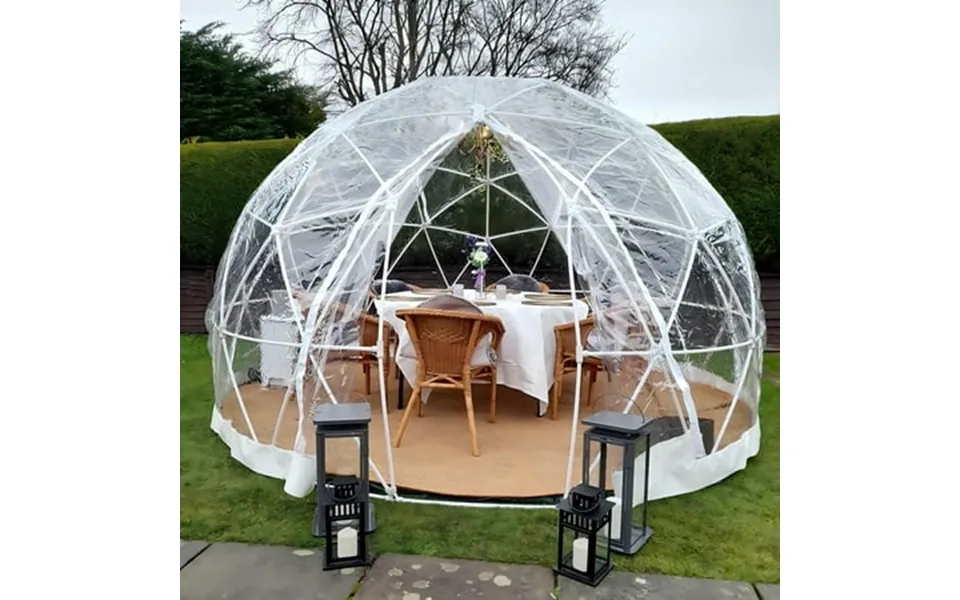 Ppxia Garden Dome Igloo Bubble Tent House Outdoor 12 Ft Dome Tents With Pvc Cover And Garden Dome Mesh Weatherproof Gree
