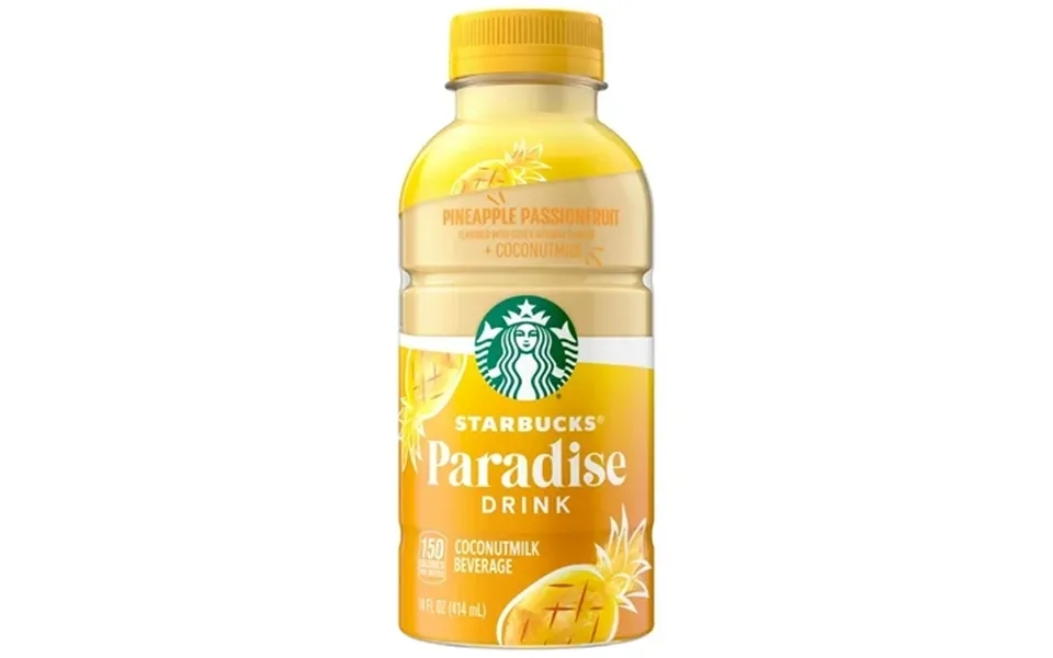 Pr Starbucks Paradise Drink Pineapple Passionfruit With Coconut Milk 14 Fl Oz Bottle