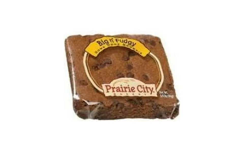 Prairie City Bakery Big N Fudgy Brownie 3.5 Ounce - 48 Per Case