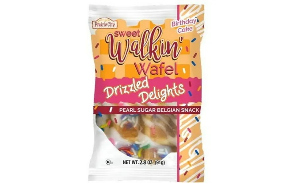 Prairie City Bakery Birthday Cake Sweet Walkin Wafel Drizzled Delights 2