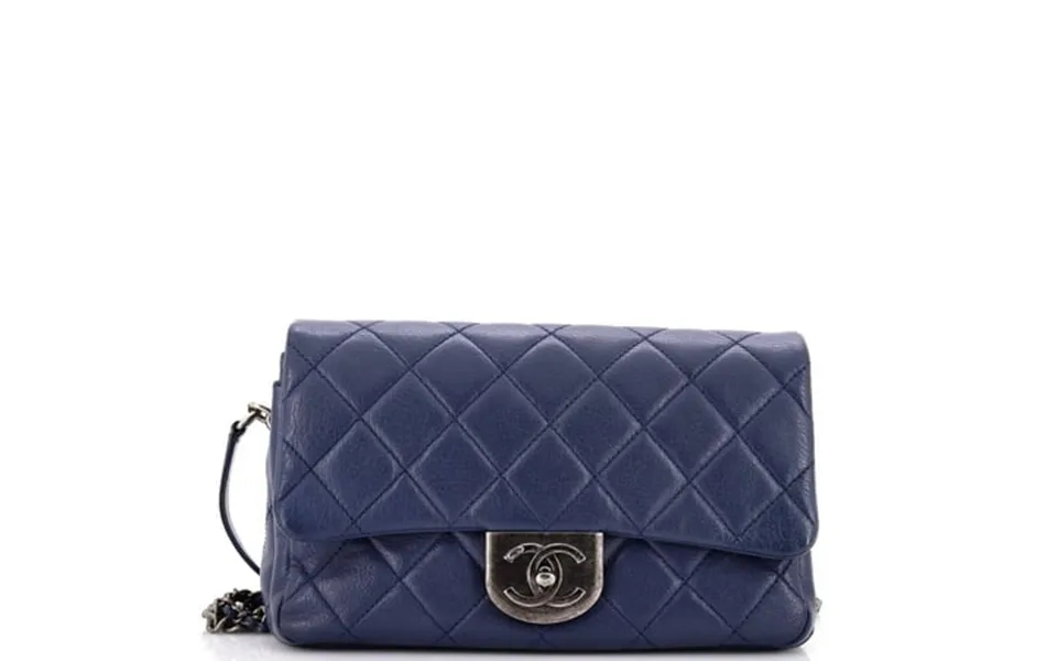 Pre-owned Double Carry Chain Waist Bag Quilted Goatskin Small By Rebag