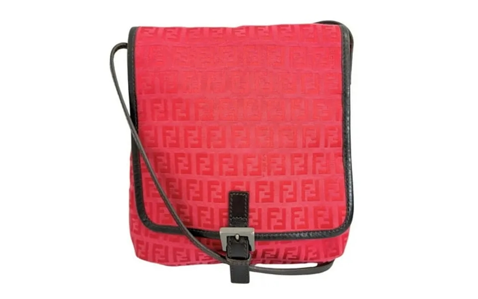 Pre-owned Fendi Zucca Shoulder Bag 8bt052 Canvas A5 Snap Button Ladies I111624121 Good