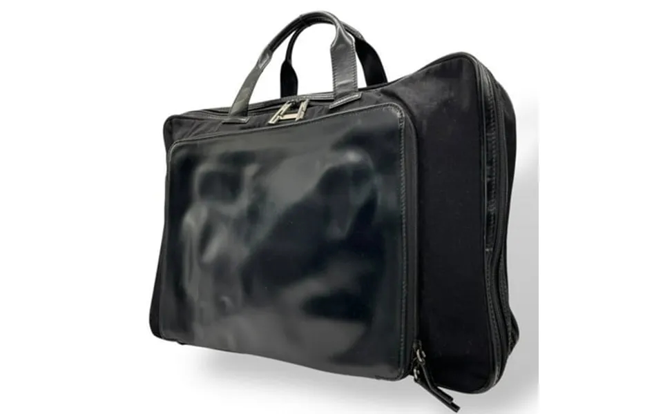 Pre-owned Gucci 010 1553 Business Bag Briefcase Black A4 Storage Lightweight X Good