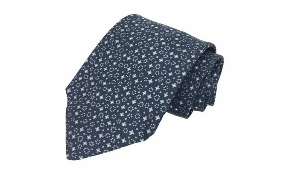 Pre-owned Hermes Hermes Tie Flower 100% Silk Smoke Grey Men S Aq9949