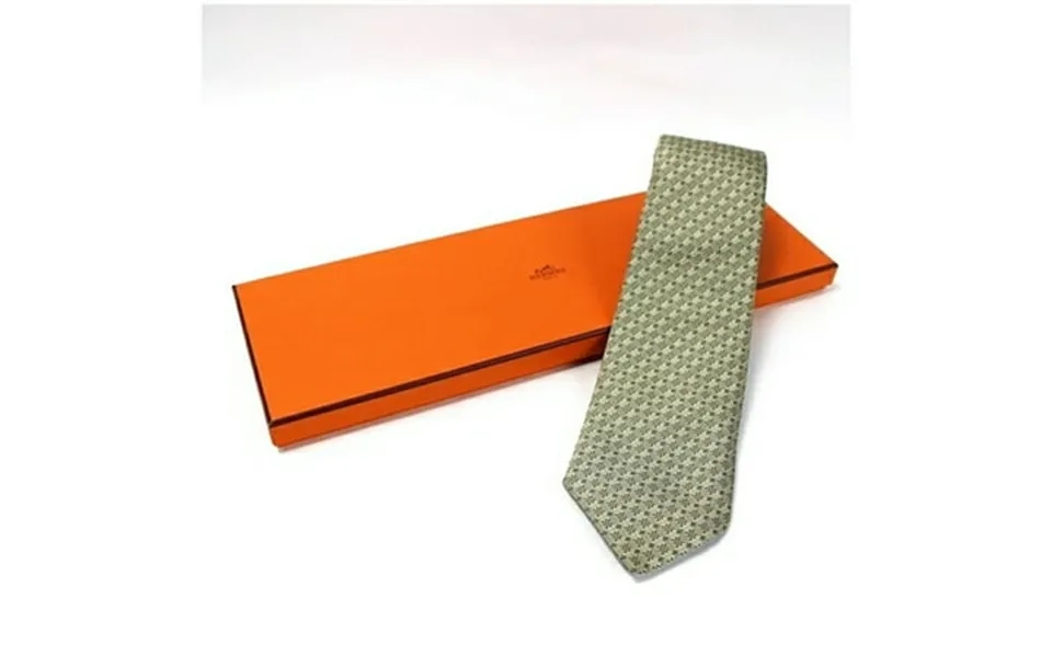 Pre-owned Hermes Silk Tie Unused Hermes Men S