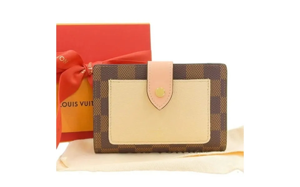 Pre-owned Louis Vuitton Louis Vuitton Damier Portefeuille Juliet Compact Wallet Folding N60380 Like New