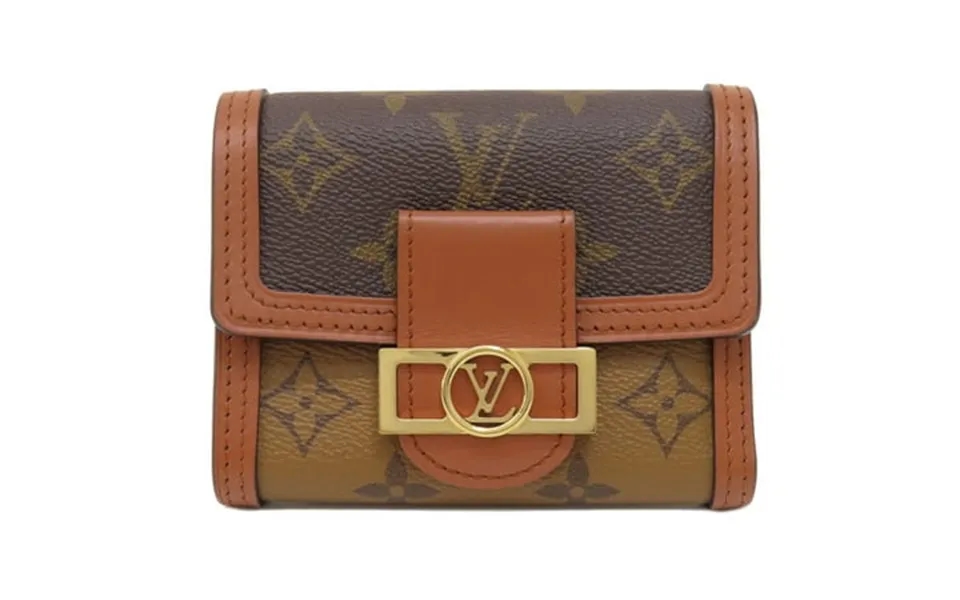 Pre-owned Louis Vuitton M68725 Portefeuille Dauphine Compact Monogram Reverse Bi-fold Wallet Women S Louis Vuitton Good