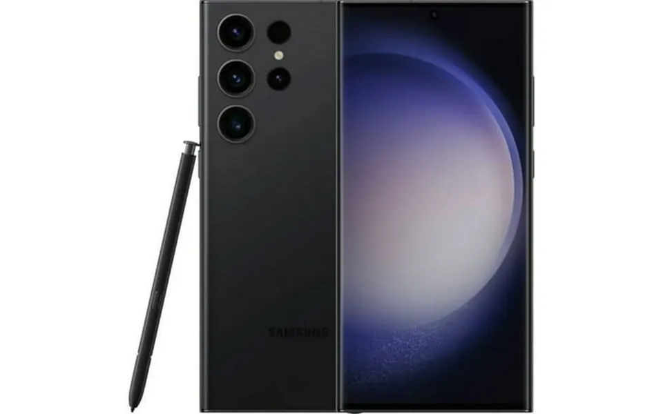 Pre-owned Samsung Galaxy S23 Ultra 256gb At&t Locked Phantom Black Lcd Dot Good