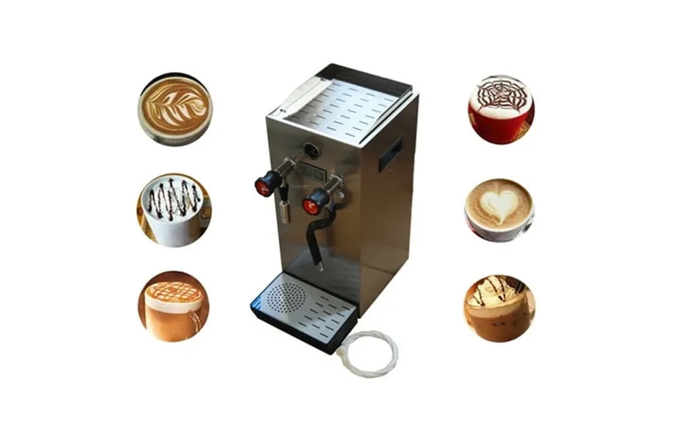 Preasion 10l Electric Milk Frothing Machine Foam Maker Stainless Steel 220v