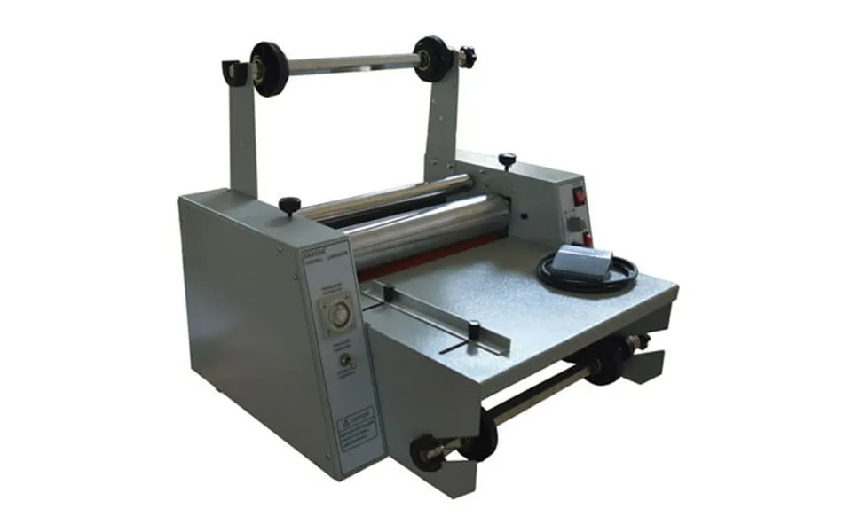 Preasion 14 All Metal Hot Cold Roll Laminator Steel Roller Thermal Laminating Machine