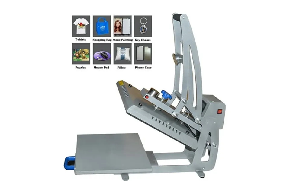 Preasion 15x15in Electric Drawer Semi-automatic Heat Press Machine For T-shirt Puzzle Mouse