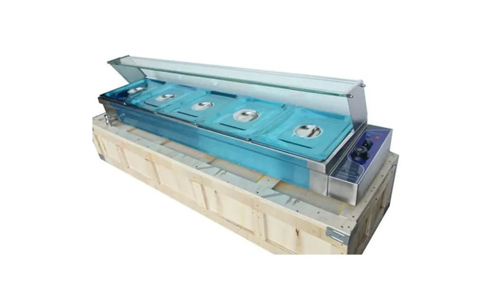 Preasion 5-well Buffet Food Warmer Steam Heater Thermostat Restaurants Hotels Banquet Halls