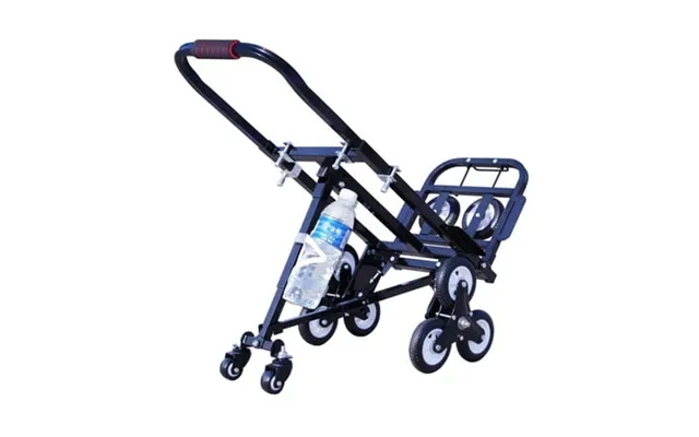 Preasion Carbon Steel Climbing Stairs Folding Hand Truck Luggage Cart 6 Wheels And 2 Backup Wheels product image