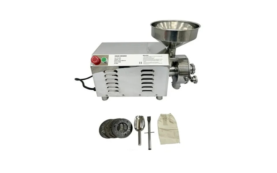 Preasion Hammer Mill Equipment Grain Grinder Grinding Machine For Dry Grain Soybean Spice Coffee Bean Stainless Steel