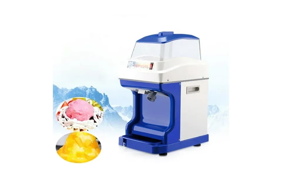 Preasion Ice Shaver Crusher Shave Snow Cone With Dust Cover Fully Automatic