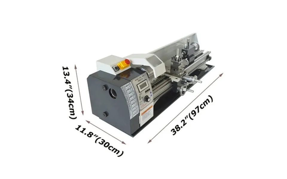 Preasion Wm210v Metric Thread Precision Metal Lathe 1100w Brushless Motor Multifunctional Precision Bench Lathe 8 *24