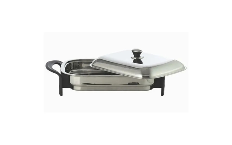 Precise Heat T304 Stainless Steel 16 Rectangular Electric Skillet