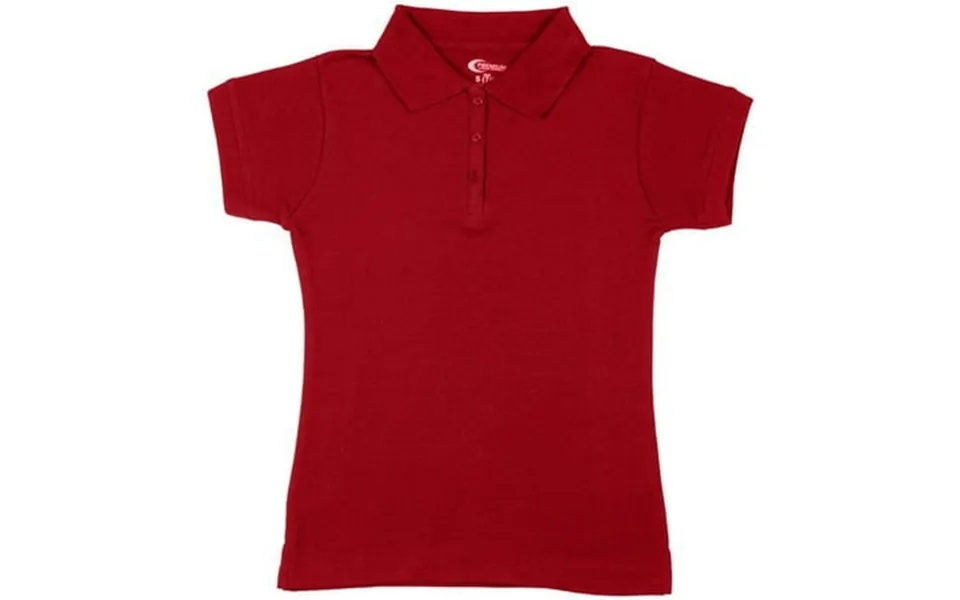 Premium Red Girls Polo Shirts - Size 10 12 M Case Of 6