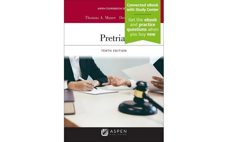 Pretrial Connected Ebook With Study Center Aspen Coursebook Series 9781543805024 Paperback 10