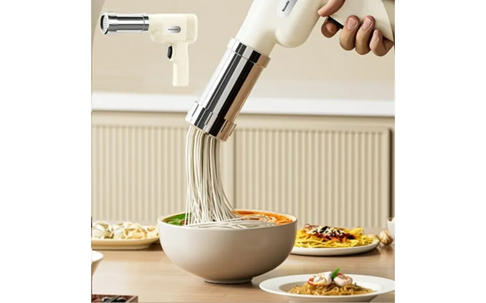 Pretxorve Electric Pasta Makers Portable Handheld Automatic Mixers Pasta Noodle Ramen Maker Machine Automatic Portable H