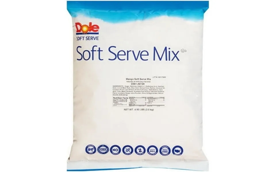 Price Case Dole Soft Serve Mango Mix 4.5 Pounds - 4 Per Case