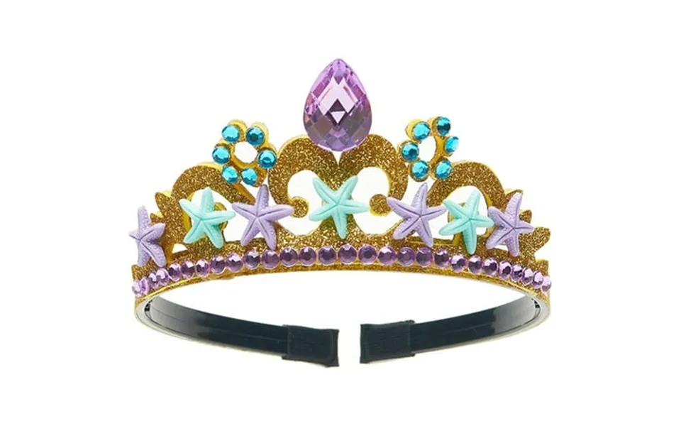 Princess Dress Up Crown Gold Tiara For Girls Birthday Halloween Costume Accessories