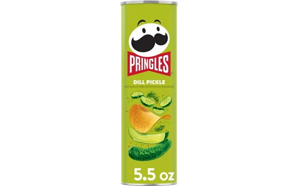 Pringles Potato Crisps Chips Lunch Snacks On-the-go Snacks Dill Pickle 5