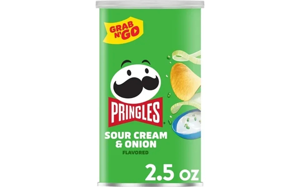Pringles Sour Cream And Onion Potato Crisps Chips Lunch Snacks 2