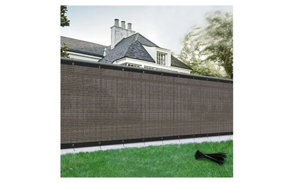 Privacy Fence Screen 6 X 106 Heavy Duty Mesh Fence Net Cover With Grommets For Patio Porch Pool Backyard Outdoor Chain F