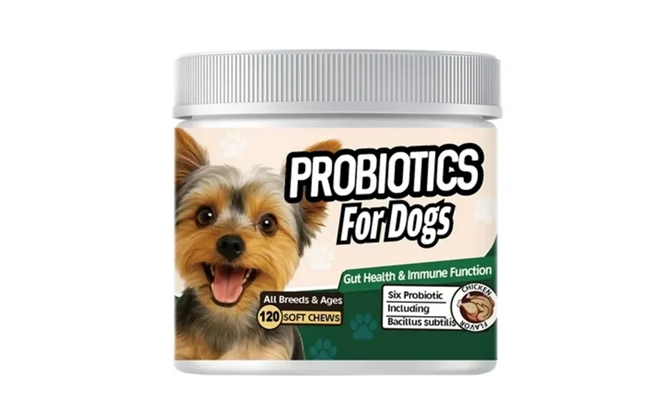 Probiotics For Dogs 120 Soft Chews Probiotic Dog Chews For Gut Health For Dogs Immune Support From Probiotics For Puppie