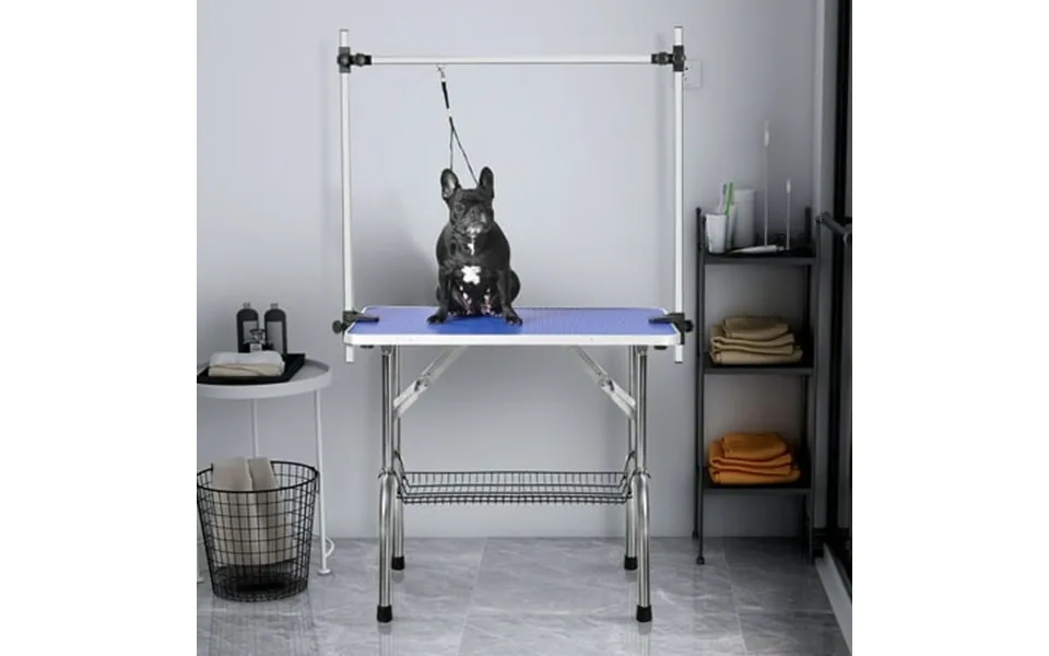 Professional Dog Grooming Table Segmart 46 X 24 Heavy Duty Stainless Steel Frame Foldable Table W Adjustable With Arm No
