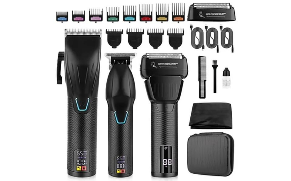 Professional Hair Clippers & Hair Trimmer & Foil Shaver Kit For Men Beard Trimmer Clippers And Trimmers Set Cordless Men