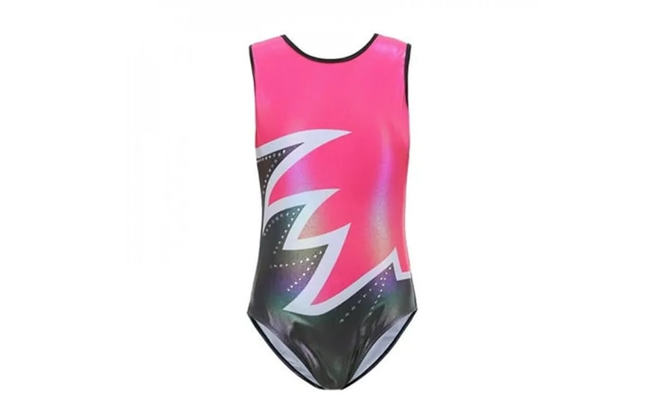 Promotion Fitness Sportswear Children Girls Gymnastics Ballet Dance Jumpsuit Diamante Sleeveless Ballet Practice Suit Le