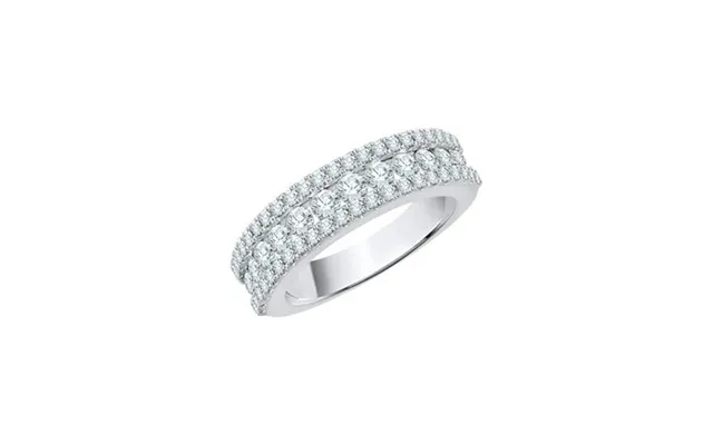 Prong Set Diamond Wedding Band In 10k White Gold 1 Cttw G-h I2 I3 product image