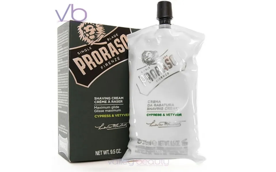 Proraso Single Blade Cypress & Vetyver Shaving Cream 100ml
