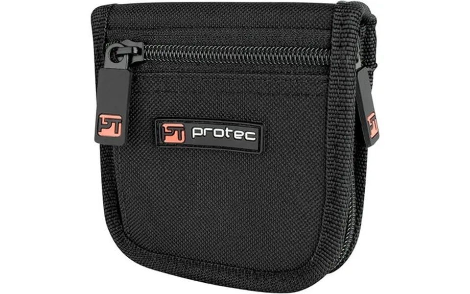 Protec Protec Trumpet Mouthpiece Nylon Pouch With Zipper Closure 2-piece Silver