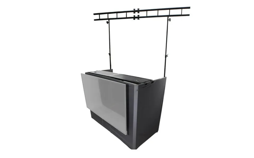 Prox Xf-mesa Media Mk2 Dj Facade Table Station With 8ft X 8ft Truss Lighting Stand Package