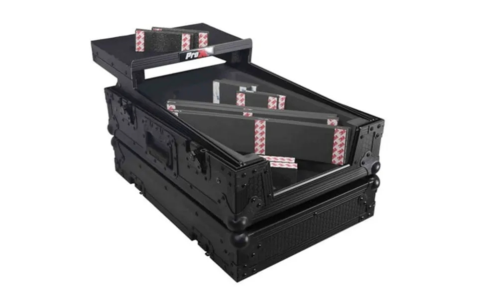 Prox Xs-m11ltbl Case Fits Pioneer Djm S11 Rane 72 Mk2 W Laptop Shelf Black