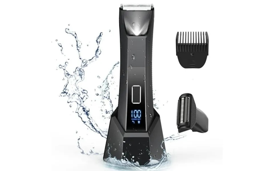 Prozing Manscape Trimmer For Men Dual-head Pubic Electric Razor Groin Ball Shaver For Men Ipx7 Waterproof Gifts For Him
