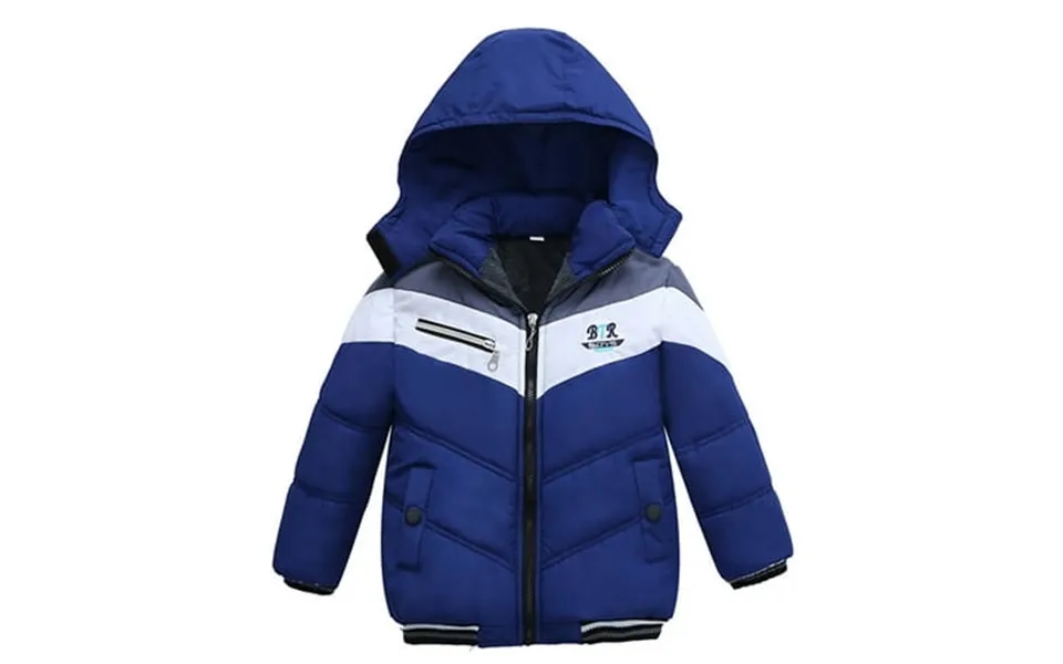 Puawkoer Kids Zipper Windproof Baby Coats For Kids Coat Stripe Boys Girls Boys Puffy Winter Coats Jacket Toddler Winter
