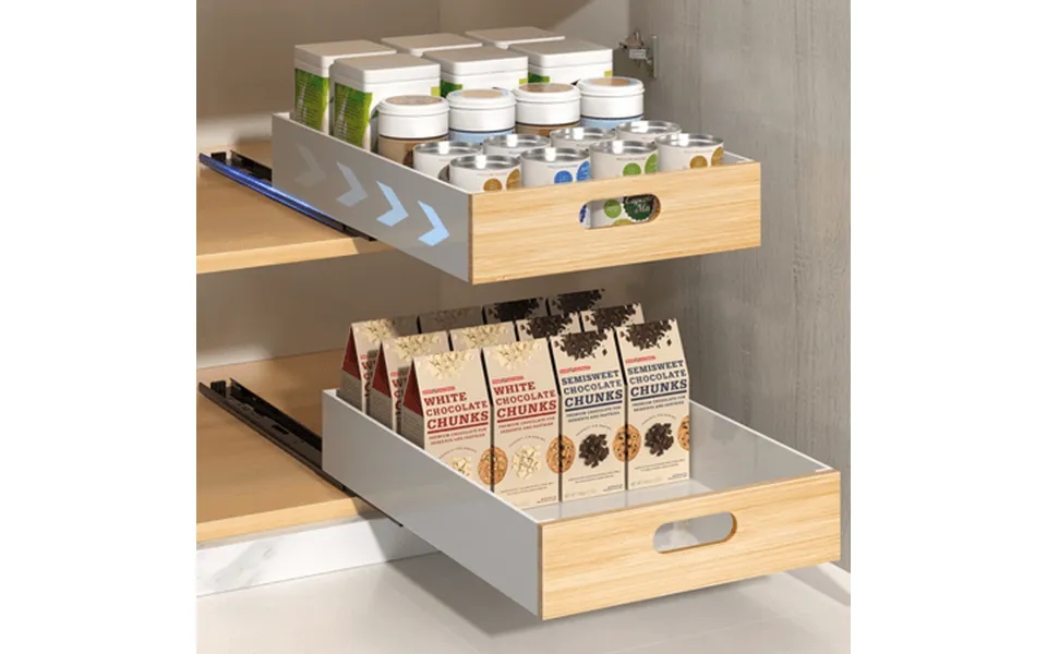 Pull Out Drawer For Cabinet Metal Slide Out Shelf Fixed With Adhesive Nano Film 1 Pcs Multi-purpose Cabinet Organizer Fo