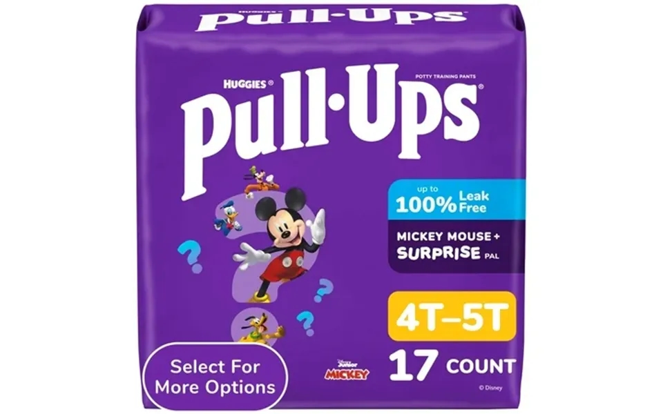 Pull-ups Boys Potty Training Pants 4t-5t 38-50 Lbs 17 Count Select For More