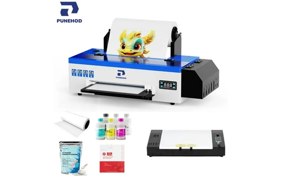 Punehod Dtf Printer A3 L1800 Dtf Printing Kit With Oven