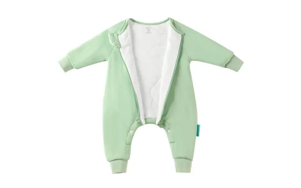 Purcomfy Supersoft Baby Safe Sleep Sleepsuit Zipper Snap For Easy Diaper Changes 3-6 Months Sage