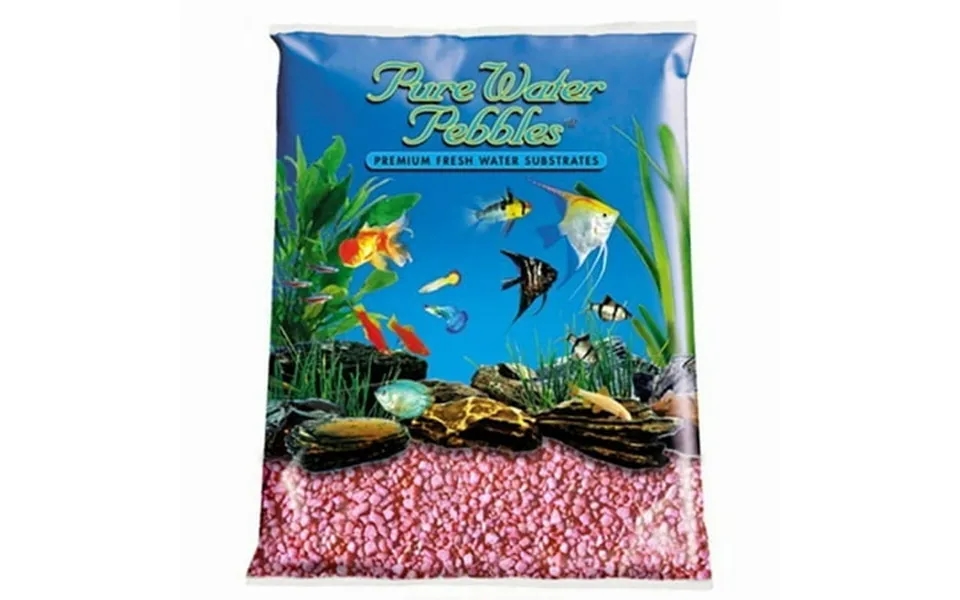 Pure Water Pebbles Aquarium Gravel - Neon Pink 5 Pound