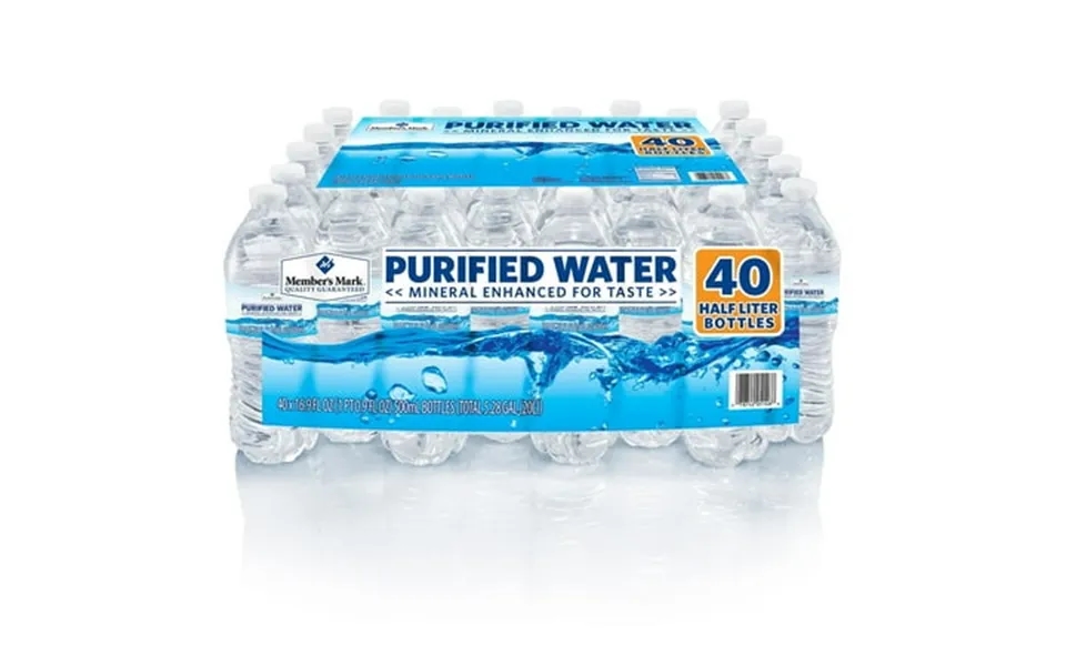 Purified Bottled Water 16.9 Oz. Bottles 40 Pk. Pack Of 6