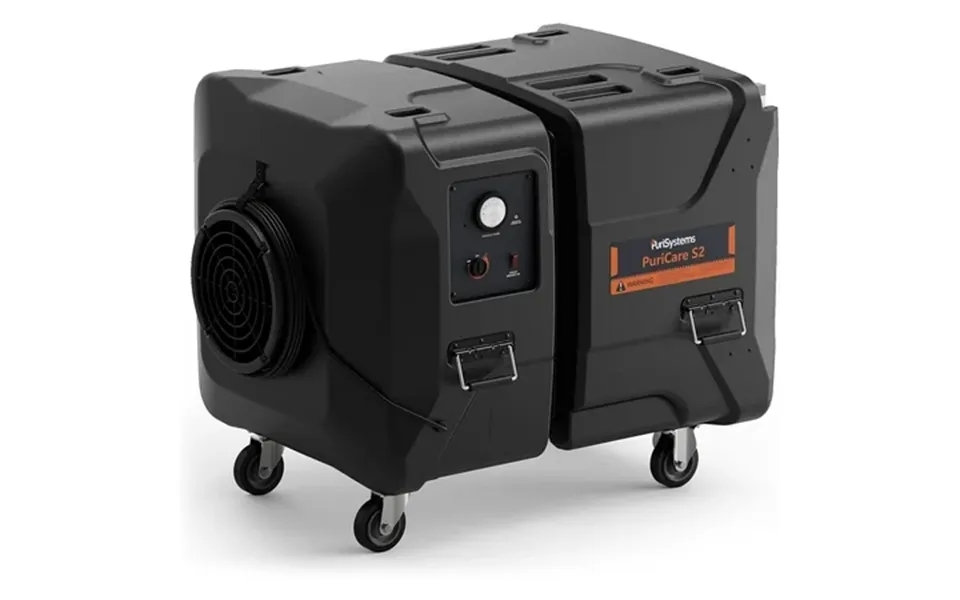 Purisystems Puricare S2 Industrial Air Filtration System 2000 Cfm Heavy Duty Hepa Air 2-in 1 Filtration Air Cleaner For