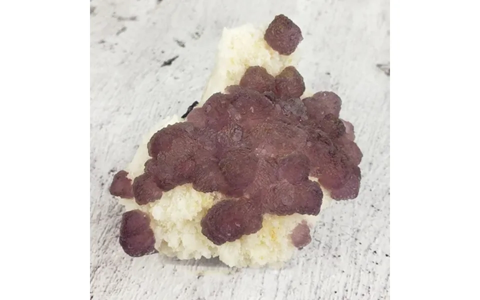 Purple Fluorite On Quartz Specimen