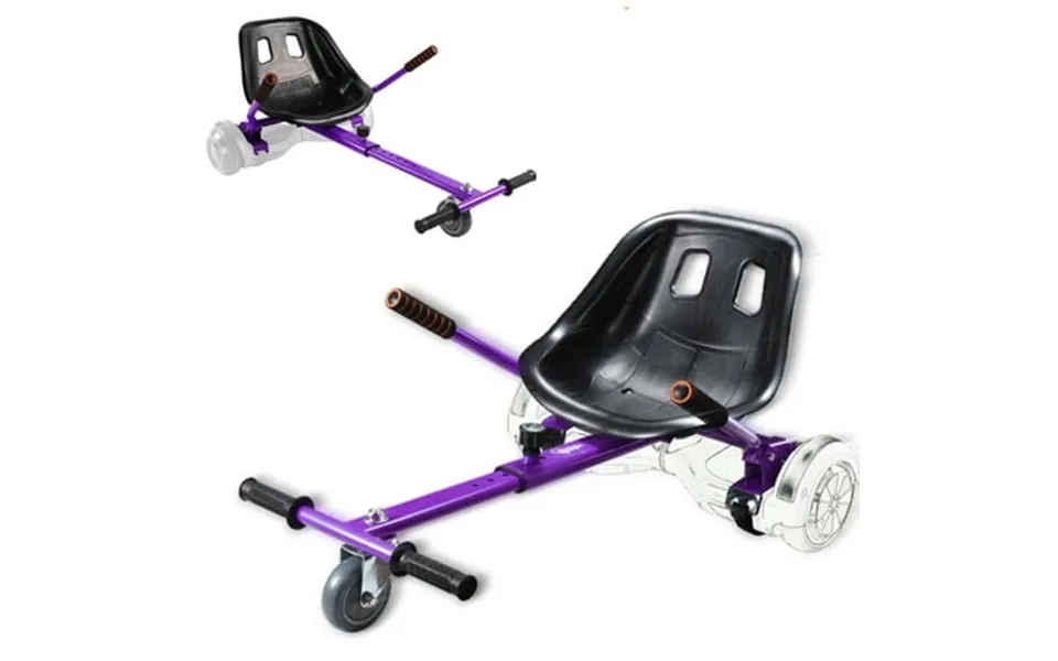 Purple Hoverboard Seat Attachment Hover Go Kart Hoverboard Go Cart Accessories Heavy Duty Frame Fun For Kids Fits 6