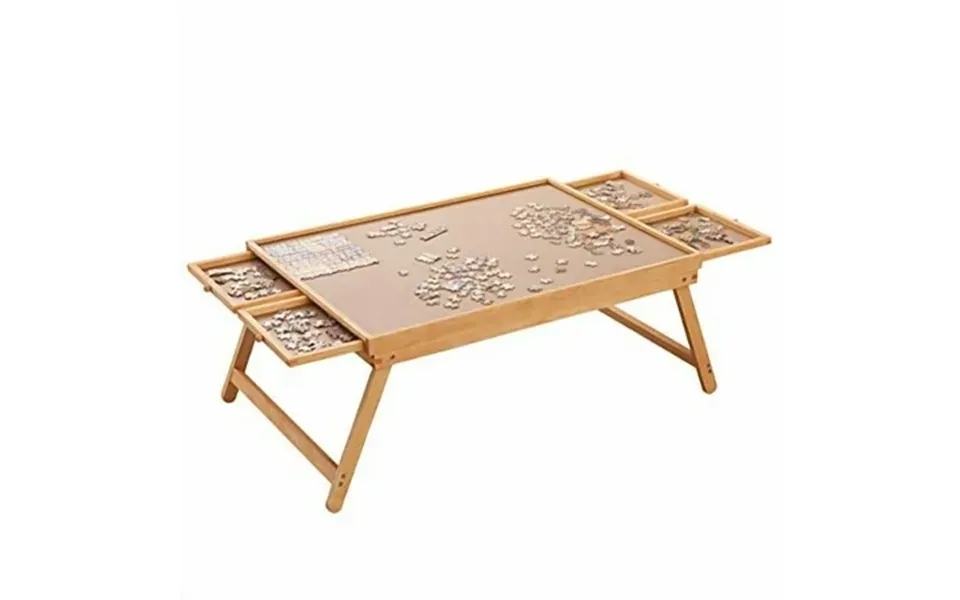 Puzzle Board 34 X 26 Puzzle Table For Adults And Teens Puzzle Boards And Storage Puzzle Wooden Plateau Lounger With Cove